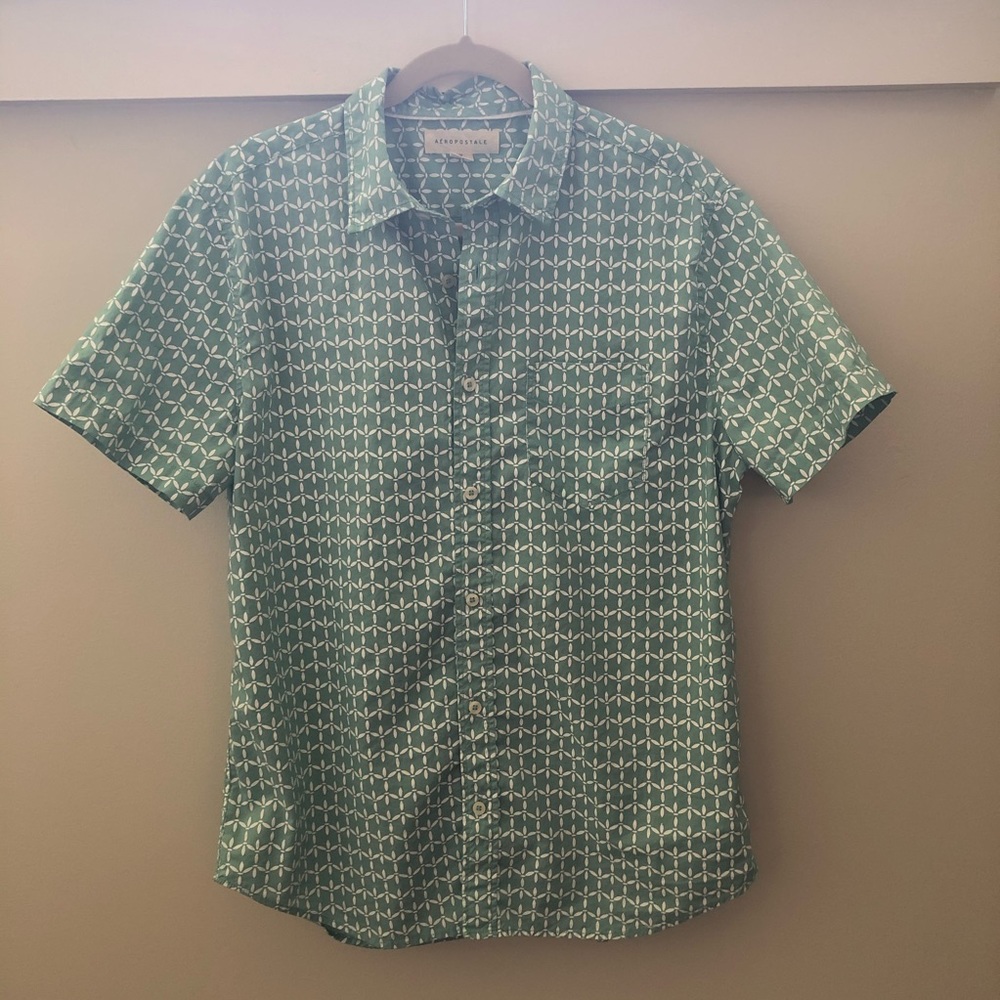 Aeropostale short sleeve button down